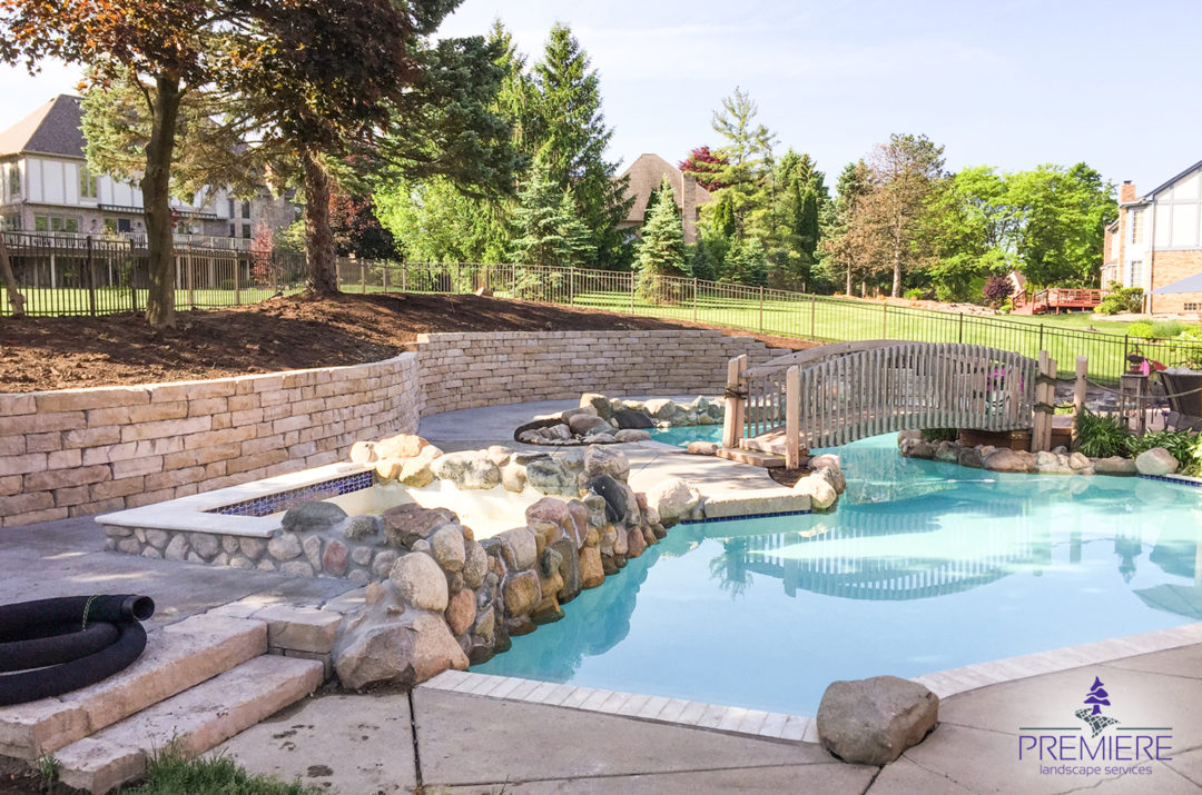 Plymouth Pool Construction - Premiere Landscape Services 